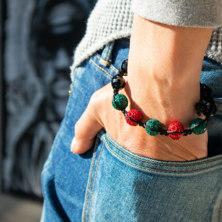 SHAMBALLA トリプルリンクブレスレット シャンバラ 5351プールオム 