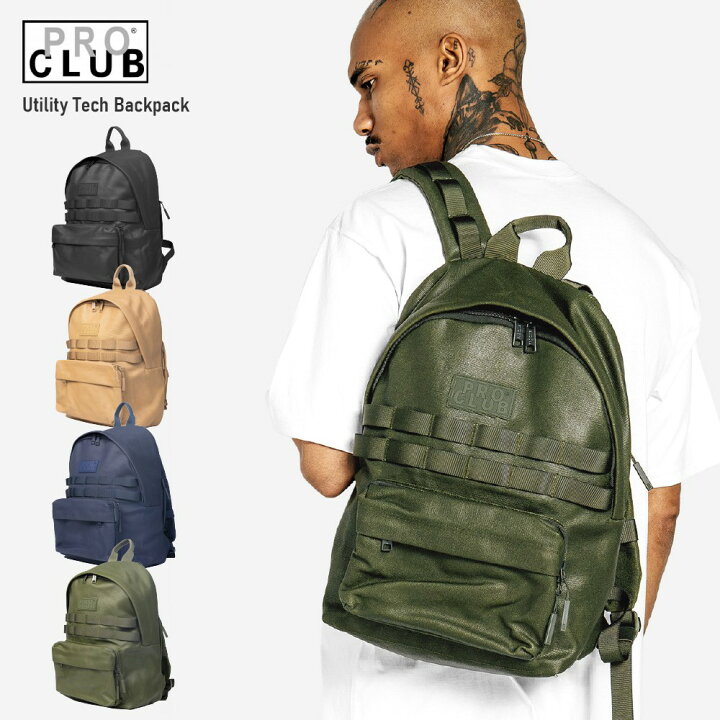 楽天市場】PRO CLUB プロクラブ 【Utility Tech Backpack リュック 