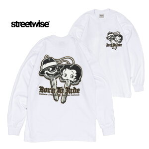 STREETWISE �X�g���[�g���C�Y �yBORN TO RIDE �����OT�V���c�z �w�r�[�E�F�C�g LA ���T���[���X �J���t�H���j�A ���C�� �q�b�v�z�b�v ���[���C�_�[ WESTCOAST HIPHOP �r�b�O�T�C�Y �����Y �傫���T�C�Y 