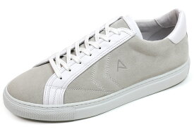 【ポイント10倍！】【SALE/セール対象商品】Amb　レースアップスニーカー　ホワイトスエード　（Amb　9838N　SUEDE 220 / ARCHY　WHITE　SOLE　WHITE）