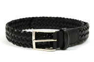 【ポイント10倍＋5倍】アンダーソンズ　レザーメッシュベルト　35mm　ブラック　Anderson's　1097　N1　B…
