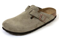 【エントリーでポイント5倍！】ビルケンシュトック　ボストン　スエード　ナロー幅　トープ　BIRKENSTOCK…