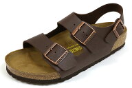 【エントリーでポイント5倍！】ビルケンシュトック　サンダル　ミラノ　ダークブラウン　　BIRKENSTOCK　…