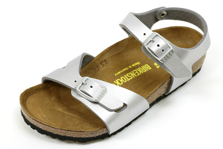 楽天市場 ポイント10倍 ビルケンシュトック キッズサンダル リオ シルバー Birkenstock Rio Kids Silver Crispin クリスピン