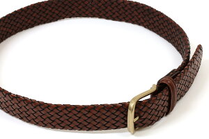 �y�G���g���[�Ń|�C���g5�{�I�z�N���P�b�g���W���[���Y�@���U�[���b�V���x���g�@�E�[�����J�[�t�@�u���X�o�b�N���@35mm�@�u���E���@CROCKETT&JONES�@8503B-Z42�@BROWN�@WOVEN�@CALF�@ANTIQUE�@BRASS�@BUCK