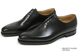 【ポイント10＋5倍】クロケット＆ジョーンズ　ホールカット　アレックス　ブラックカーフ　※ダイナイトソール（CROCKETT&JONES　ALEX　BLACK　CALF）