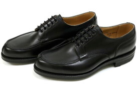 クロケット＆ジョーンズ　Uチップ　ウェックスフォード　ブラック　ワックスカーフ（CROCKETT&JONES　WEXFORD　BLACK　WAX　CALF）