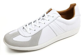 ジャーマントレーナー　ローカットスニーカー　ホワイト×ホワイト　GERMAN　TRAINER　REPRODUCTED　EDITION　MODEL　42500　WHITE/WHITE