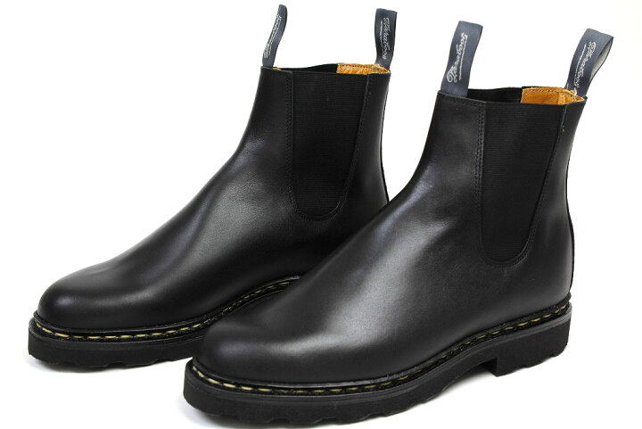楽天市場】パラブーツ サイドゴアブーツ エレベージ ブラック Paraboot 