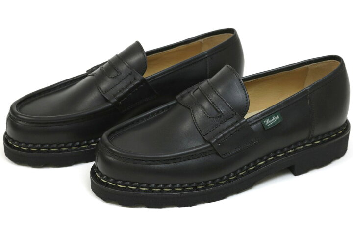 楽天市場】パラブーツ ランス ブラック Paraboot REIMS NOIRE-LIS NOIR 