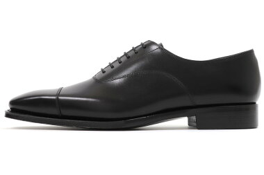 ペルフェット６アイレット・ストレートチップブラック（PerfettoCRPF1023BLACK）