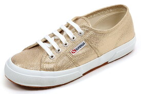 スペルガ　ラメスニーカー　イエローゴールド　SUPERGA　2750　LAMEW　S001820　YELLOW GOLD