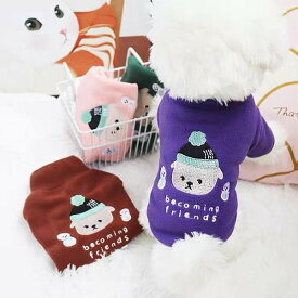 【30％OFF SALE】ペットウェア 犬服 猫服 ペット服 ドッグウェア 爽やか 春 夏 秋 冬 トップス ワンピース ワンちゃん 犬 猫 愛犬 愛猫 ドッグ キャット ペット ペット用品 フリース 裏起毛 かわいい お散歩 お出かけ CR&W 30