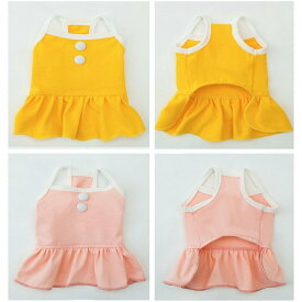 【30％OFF SALE】ペットウェア 犬服 猫服 ペット服 ドッグウェア 爽やか 春 夏 秋 冬 トップス ワンピース ワンちゃん 犬 猫 愛犬 愛猫 ドッグ キャット ペット ペット用品 フリル リボン レース かわいい お散歩 お出かけ CR&W