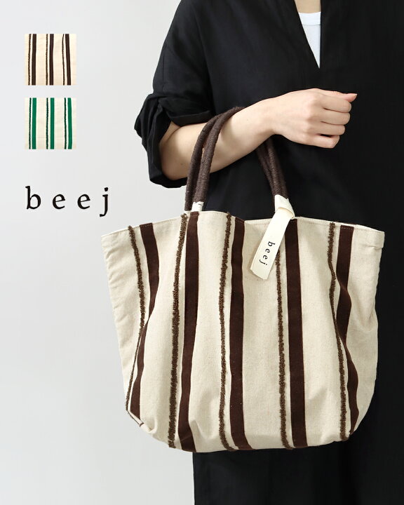 楽天市場】beej ビージ EMB & Flocky big toto bag ビッグトートバッグ 