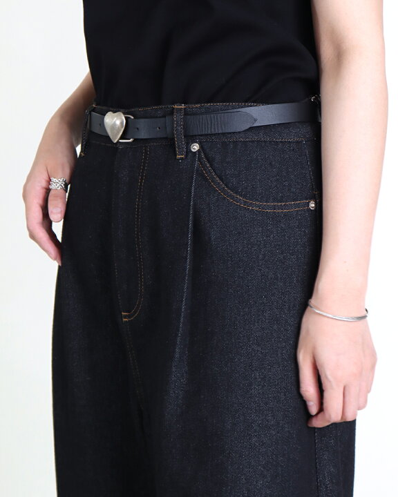 楽天市場】【再入荷】LEFIJE レフィエ ハートバックルベルト シルバー 