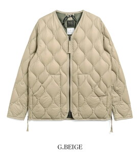 TAION �^�C�I�� �~���^���[V�l�b�NW�W�b�v �_�E���W���P�b�g �\�t�g�V�F�� MILITARY V NECK W-ZIP DOWN JKT SOFT SHELL ���� TAION-W101ALSZML-1 ���K�i �W���P�b�g ���f�B�[�X 26AW