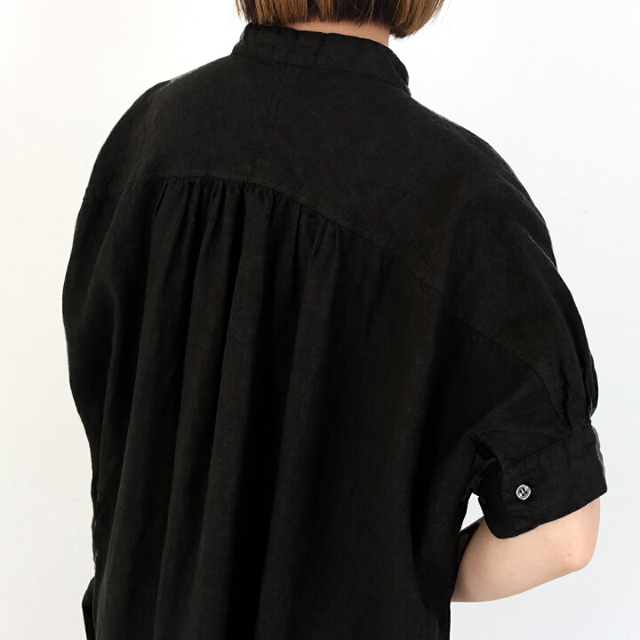 楽天市場】【25SS先行予約】Honnete オネット リネン ノーカラー 
