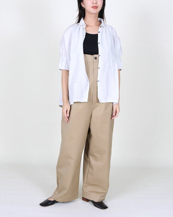 楽天市場】【30%OFF アフターSALE】Honnete オネット リネンギャザー 