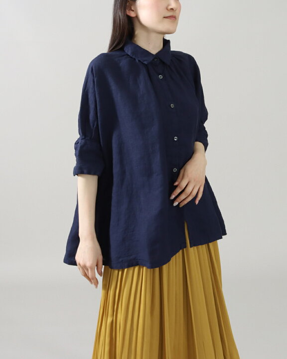 楽天市場】【30%OFF アフターSALE】Honnete オネット リネンギャザー 