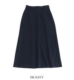 【40%OFF】【返品不可】le glazik ル グラジック タック スカート TUCK SKIRT ウール Aライン ロングスカート ウールスカート ネイビー ブラック レディース #LG-F0044WFT