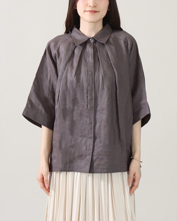 楽天市場】【まとめて20%off対象】lelill レリル リネン タック ワイド 