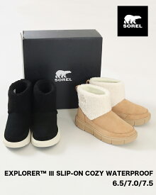 【SALE/30%off】SOREL ソレル エクスプローラー3 スリッポン コージー ウォーター プルーフ SOREL EXPLORER? 3 SLIP-ON COZY WP NL5121 防水 25AW 公式 正規品