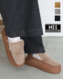【SALE/30%off】MEI メイ エムイーアイ フェイクファー ムートンシューズ スリッポン モックシューズ MEI-SHL-243013 MEI-SHL-253113 秋冬 レディース プレゼント 贈り物 ギフト秋冬小物 正規品 25AW P