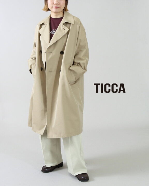 楽天市場】【25AW先行予約】TICCA コート ティッカ テントトレンチ 