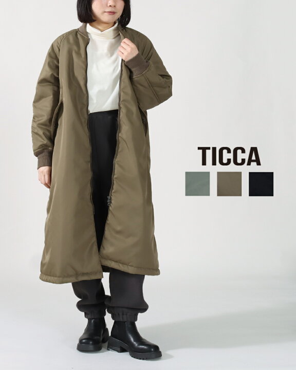 楽天市場】【26AW先行予約】TICCA ティッカ ロング MA-1 TBFA-013 