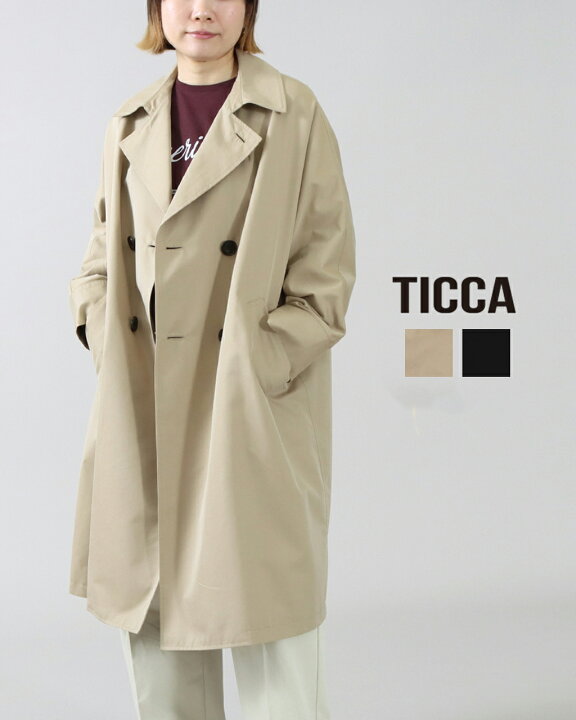 楽天市場】【26AW先行予約】TICCA ティッカ テントトレンチコート TBFS 