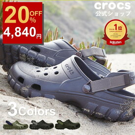 【期間限定】＼20%OFF&P5倍 6,050円→4,840円 〜12/19 9:59まで ／【公式】 サンダル クロックス メンズ レディース crocs オフロード スポーツクロッグ アウトドアサンダル 軽量 クッション性 通気性 柔軟性 幅広 おしゃれ フィット感 人気 定番 正規品