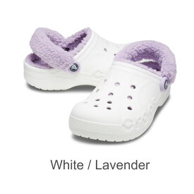 【半額セール！4/17 9:59まで】【公式】 クロックス サンダル レディース crocs 冬 2025秋冬 バヤ ラインド ファズ ストラップ クロッグ ボア 防寒 もこもこ モコモコ ふわふわ フワフワ 温活 人気 正規