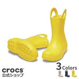 【P3倍&最大20%オフ！~7/17 13:59まで】【14〜17.5cm】【クロックス公式】トドラー ハンドル イット レイン ブーツ Handle It Rain Boot T / crocs キッズ 長靴　雨の日