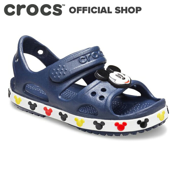 楽天市場 クロックス公式 クロックス ファン ラブ クロックバンド 2 0 ディズニー ミッキーマウス サンダル キッズ Crocsflcb2disneymickeymoussdlk Crocs No クロックス公式ショップ楽天市場店