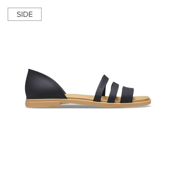 楽天市場 クロックス公式 トゥルム オープン フラット ウィメン Tulum Open Flat Crocs レディース パンプス フラットシューズ サンダル Ol クロックス公式ショップ楽天市場店