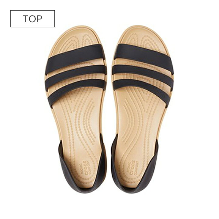 楽天市場 クロックス公式 トゥルム オープン フラット ウィメン Tulum Open Flat Crocs レディース パンプス フラットシューズ サンダル Ol クロックス公式ショップ楽天市場店