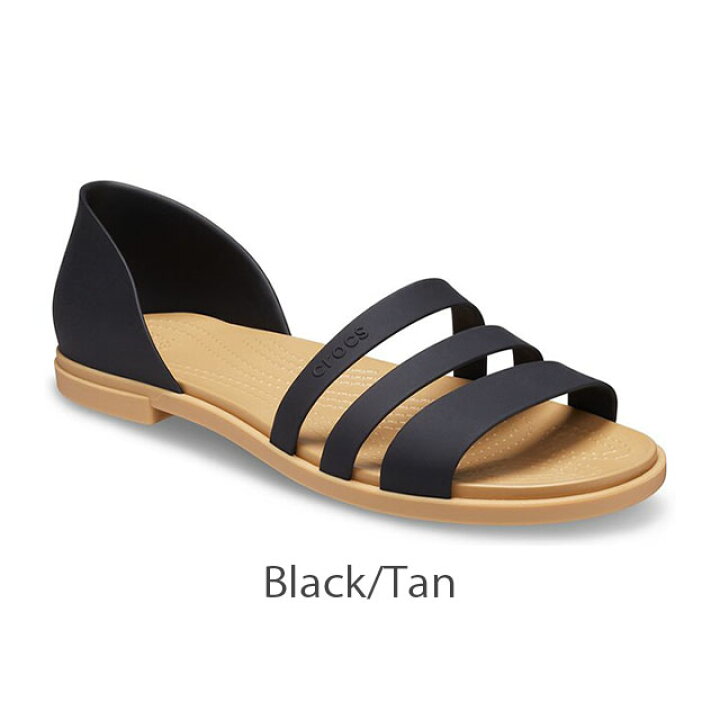 楽天市場 クロックス公式 トゥルム オープン フラット ウィメン Tulum Open Flat Crocs レディース パンプス フラットシューズ サンダル Ol クロックス公式ショップ楽天市場店