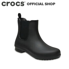 在庫処分60%Off!【クロックス公式】フリーセイル チェルシー ブーツ ウィメン Freesail Chelsea Boot/ crocs レディース 長靴 長ぐつ レインブーツ Rain