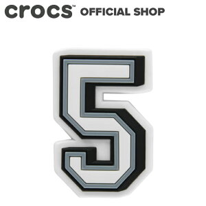 30%OFFP10{~11/27 1:59܂ŁyNbNXzio[ 5 Jibbitz B&W Number 5 / crocs Wrbc `[ JX^}CY 2024CPN