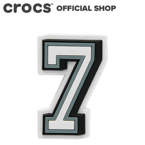 30%OFFP10{~11/27 1:59܂ŁyNbNXzio[ 7 Jibbitz B&W Number 7 / crocs Wrbc `[ JX^}CY 2024CPN