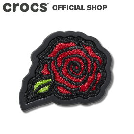 【クロックス公式】ローズ バーシティ パッチ Rose Varsity Patch / crocs ジビッツ チャーム カスタマイズ