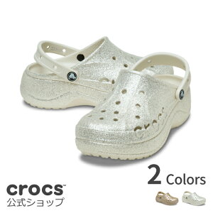 yNbNXzo vbgtH[ Ob^[ NbO Baya Platform Glitter Clog / crocs  T_