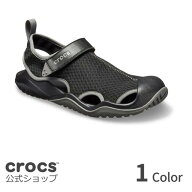 【クロックス公式】メンズ スウィフトウォーター メッシュ デック サンダル Swiftwater Mesh Deck Sandal…