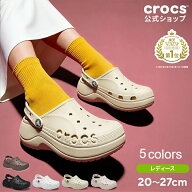 【40％OFF＆P10倍！8/11 1:59まで】【公式】 クロックス サンダル レディース crocs 厚底 バヤ プラット…