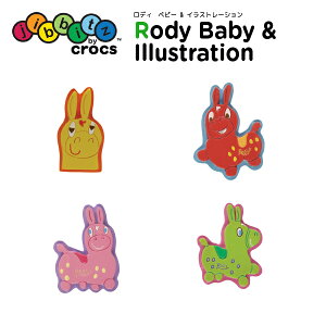 �N���b�N�X CROCS �W�r�b�c jibbitz �V���[�Y�A�N�Z�T���[ �L�����N�^�[ ���f�B �x�r�[ �� �C���X�g���[�V���� Rody Baby & Illustration �L�����N�^�[ ���� �T���_�� �V���[�Y �L�����N�^�[ �`���[�� 