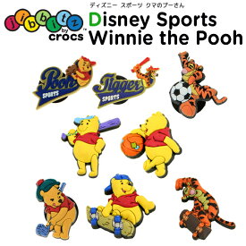 【セール期間中P5倍！】ジビッツ(jibbitz) ディズニー スポーツ クマのプーさん(Winnie The Pooh) クロックス/シューズアクセサリー/キャラクター[RED][C/A-2]
