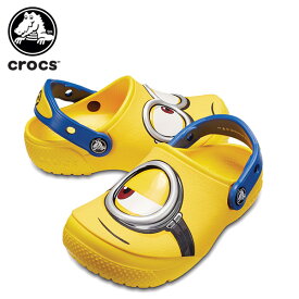 【セール期間中P5倍!】【40％OFF】クロックス(crocs) クロックス ファン ラブ ミニオンズ クロッグ キッズ(crocs fun lab Minions clog kids) キッズ/サンダル/シューズ/子供用[C/A][H]