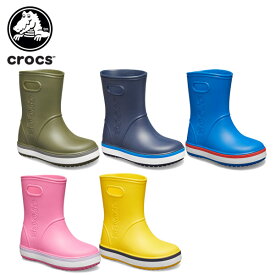 【45%OFF】クロックス キッズ CROCS ブーツ クロックバンド レイン ブーツ K crocband rain boot kids 子供 シューズ 耐水 軽量 アウトドア 長靴 205827