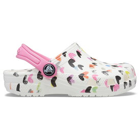 【送料無料対象外】【52%OFF】クロックス(crocs) クラシック ハート プリント クロッグ キッズ(classic heart print clog k) キッズ/サンダル/シューズ/子供用[C/A]